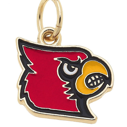 Louisville Cardinals Enamel Logo Charm