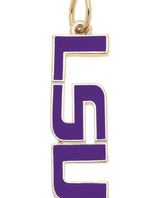 LSU Tigers Enamel Logo Charm