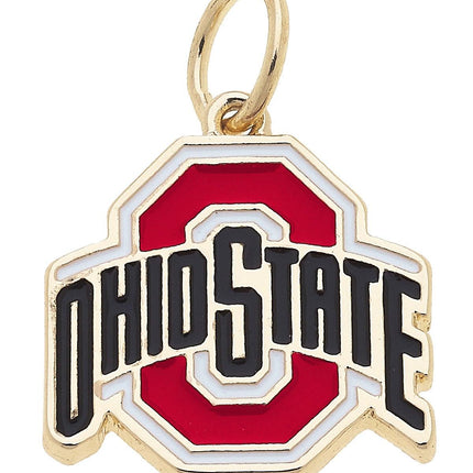 Ohio State Buckeyes Enamel Logo Charm