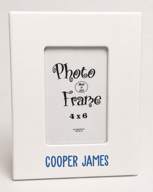 Personalized 4x6 Wood Frame