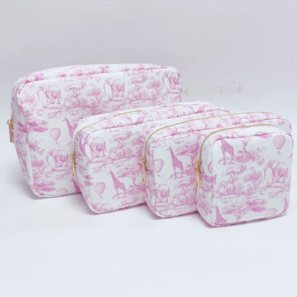 Chinoiserie Jungle Print Accessory Bags