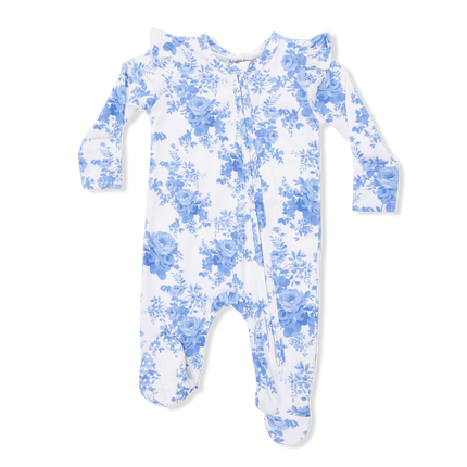 Dream Cottage 2 Way Ruffle Sleeve Footie