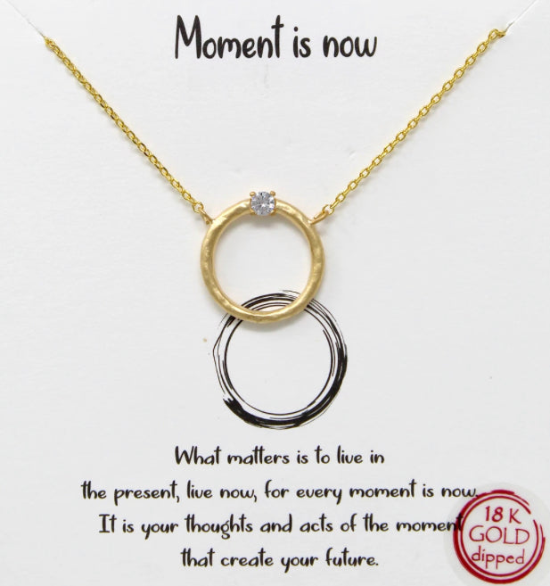 Tell Your Story The Moment Is Now charm bracelet — inspirational jewelry gift for her