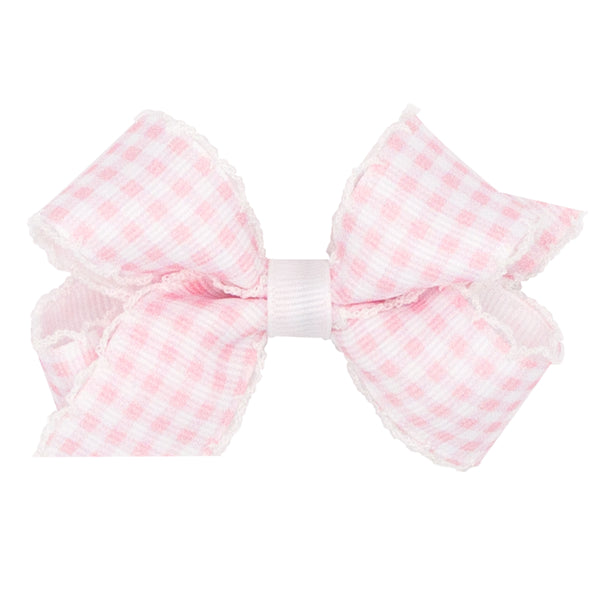 Gingham Check Hair Bow