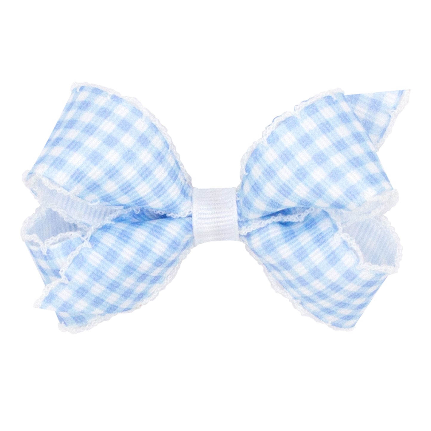 Gingham Check Hair Bow