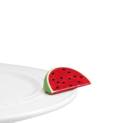 Nora Fleming Watermelon Mini — summer decorative attachment for Nora Fleming serveware