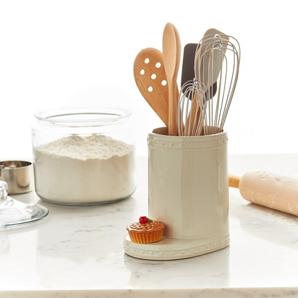 Nora Fleming Utensil Crock — personalized kitchen storage, mini attachments sold separately