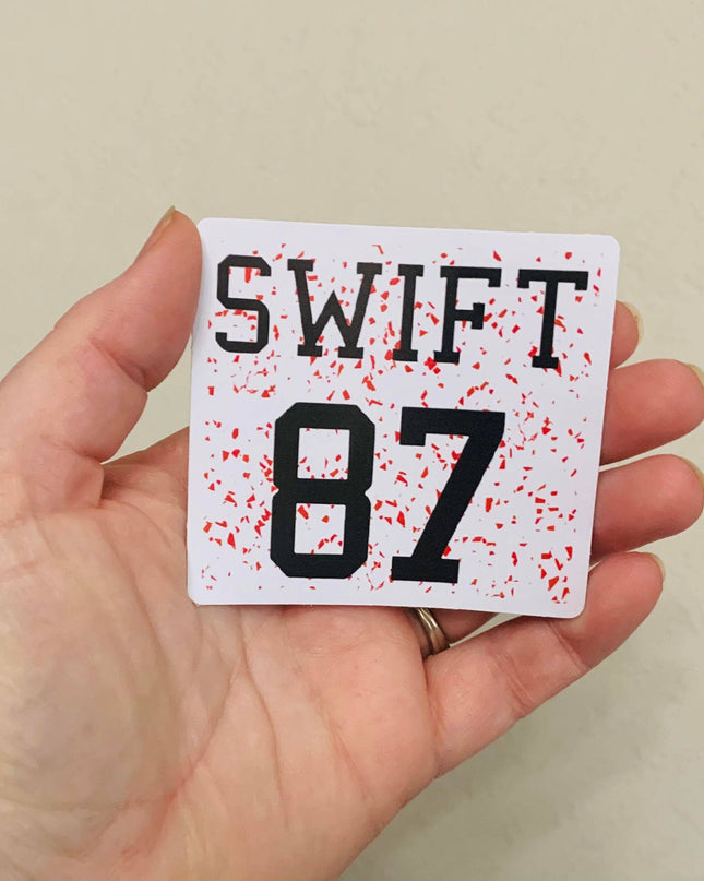 Swift 87- Taylor & Travis Stickers/Magnet: Matte Vinyl