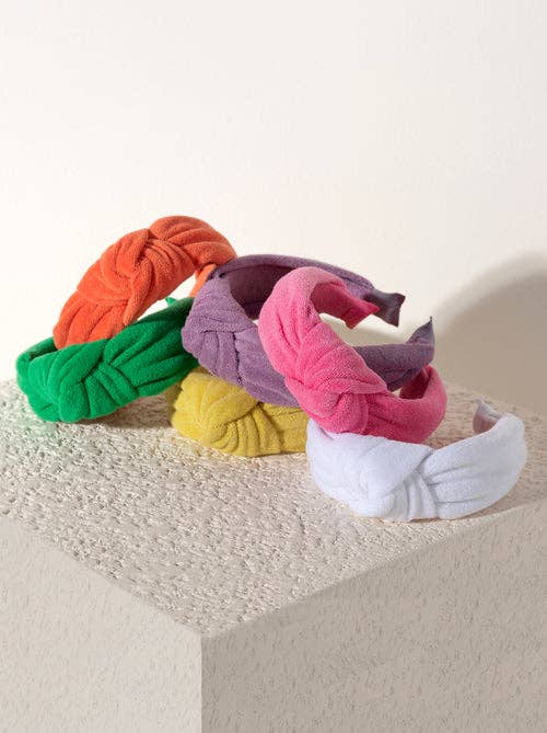 KNOTTED TERRY HEADBAND