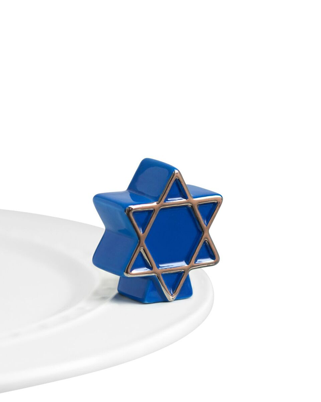 Nora Fleming Star of David Mini — Hanukkah decorative attachment for Nora Fleming serveware