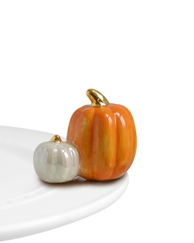 Nora Fleming Pumpkins Mini — fall decorative attachment for Nora Fleming serveware