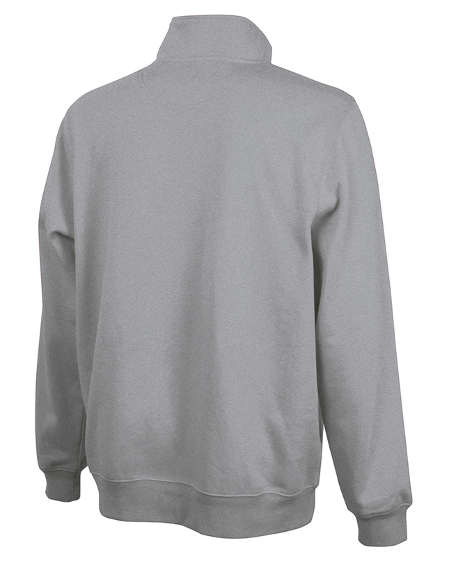 Personalized Charles River Crosswind quarter zip — shown with embroidered monogram