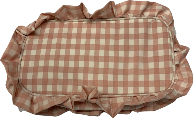 The Rachel Ruffle Gingham Bag