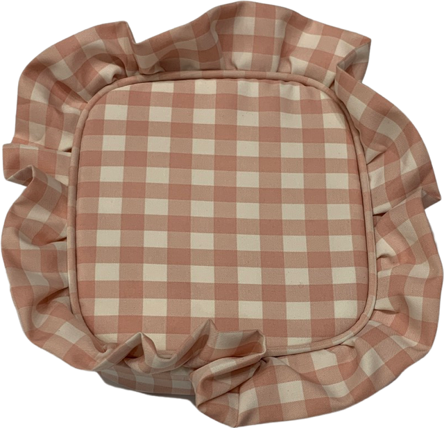 The Rachel Ruffle Gingham Bag