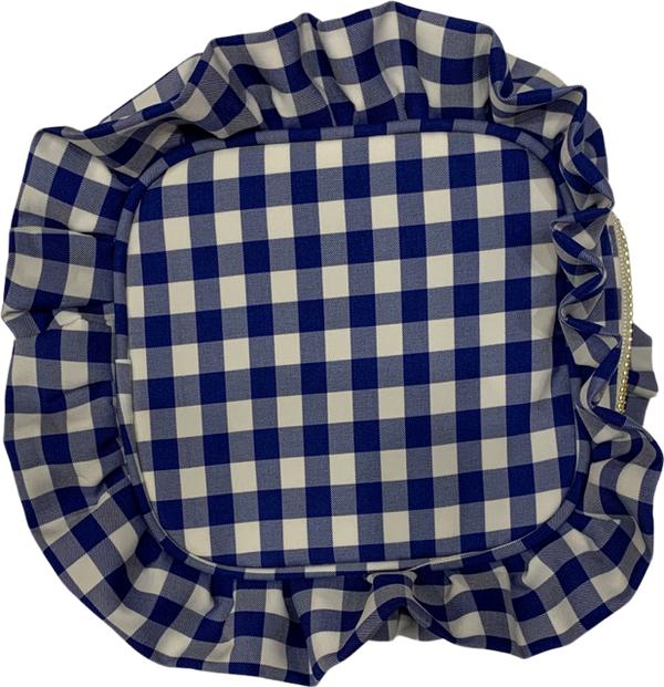 The Rachel Ruffle Gingham Bag