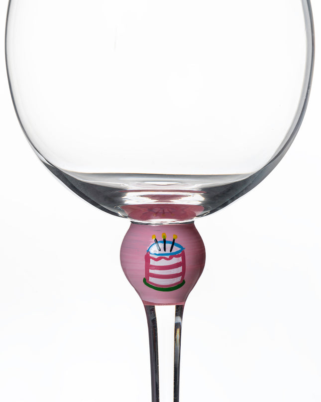 The Giving Glass Birthday Cake — shown as birthday gift