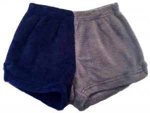 Personalized College Fuzzy Pajama Shorts