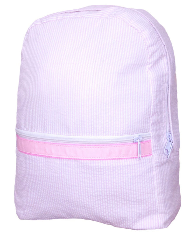 Medium personalized backpack — shown from side angle