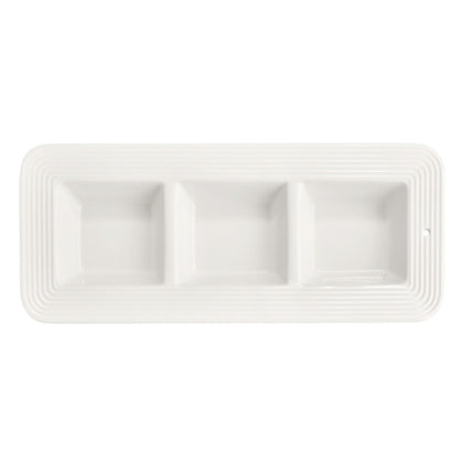 Nora Fleming Garnish Dish triple bowl — personalized entertaining piece, $8 vinyl fee