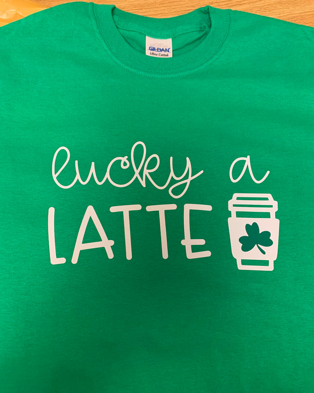 Personalized t-shirt — shown being worn