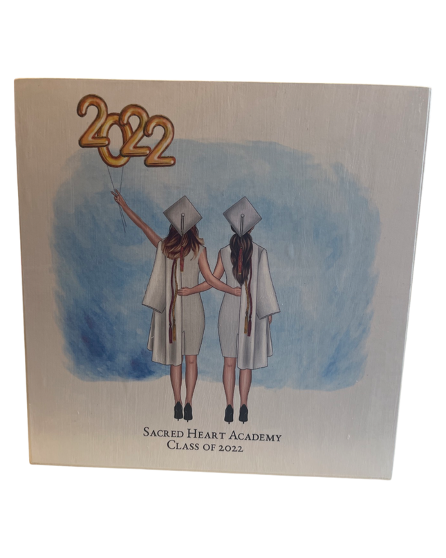 Graduation Block — alternate view showing full design