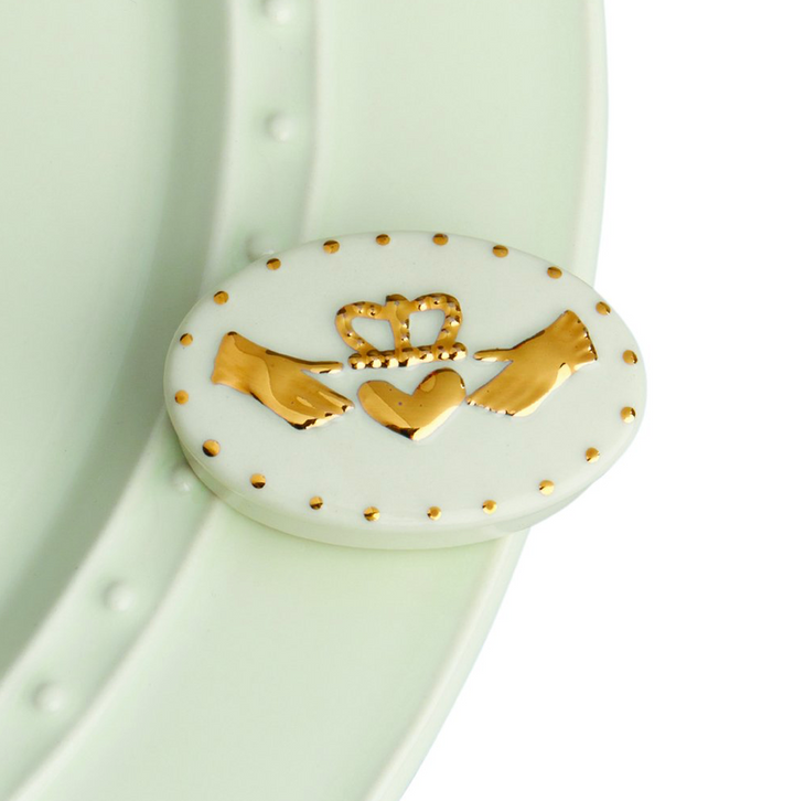 Nora Fleming Mini - Live Laugh Love (Claddagh)