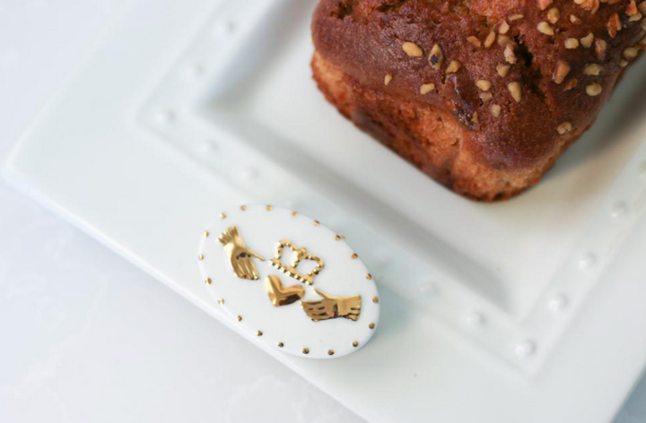 Nora Fleming Mini - Live Laugh Love (Claddagh)