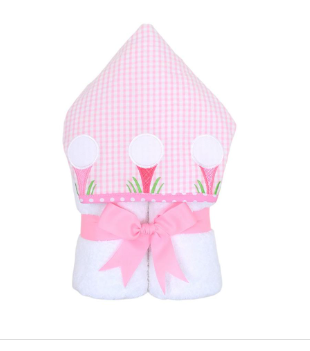 Pink Golf Hooded Towel
