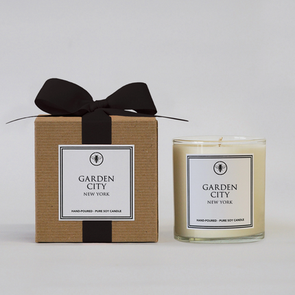 Garden City New York scented candle — local Long Island gift