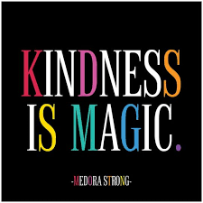Quotable card Kindness Is Magic — inspirational greeting card