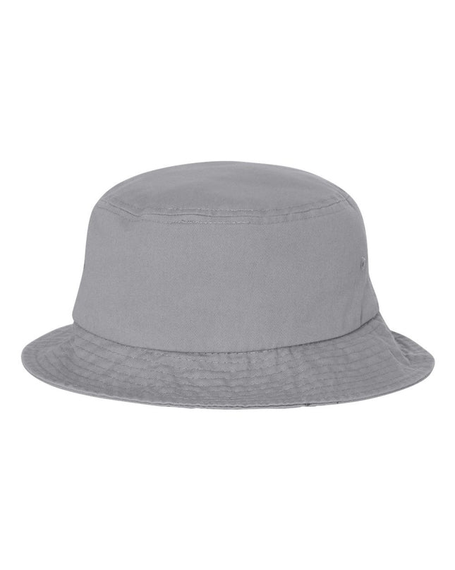 Personalized bucket hat — shown being worn, multiple color options