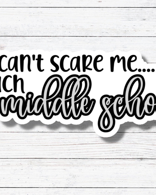 Teach Middle School-Teacher Sticker/Magnet: Glossy Vinyl