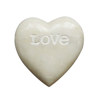 Soapstone heart decoration — sweet Valentine's Day and sympathy gift