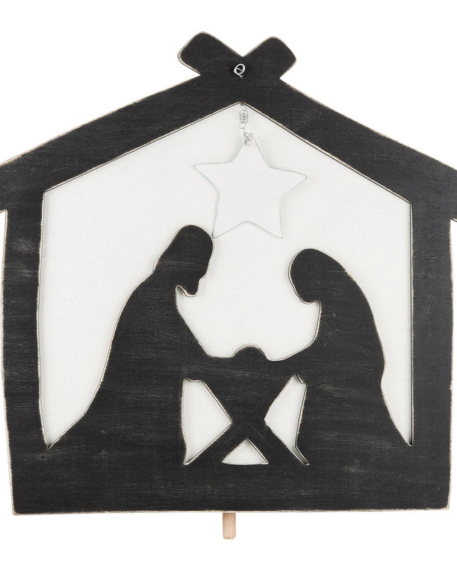 Nativity topper — Christmas tree topper, faith and holiday gift