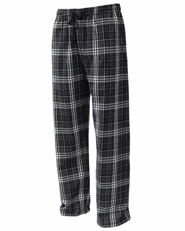 Personalized flannel pajama pant — alternate color with school logo