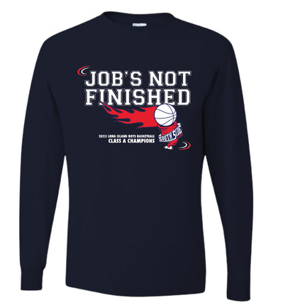 Varsity Boys Basketball Team L/S Shirt - Navy