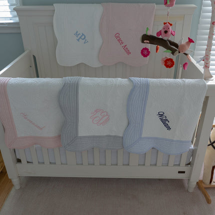 Personalized baby quilt — alternate pattern view